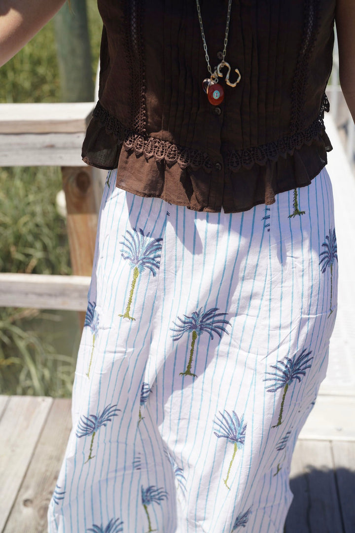 Hanley Maxi Skirt Seabreeze Palm