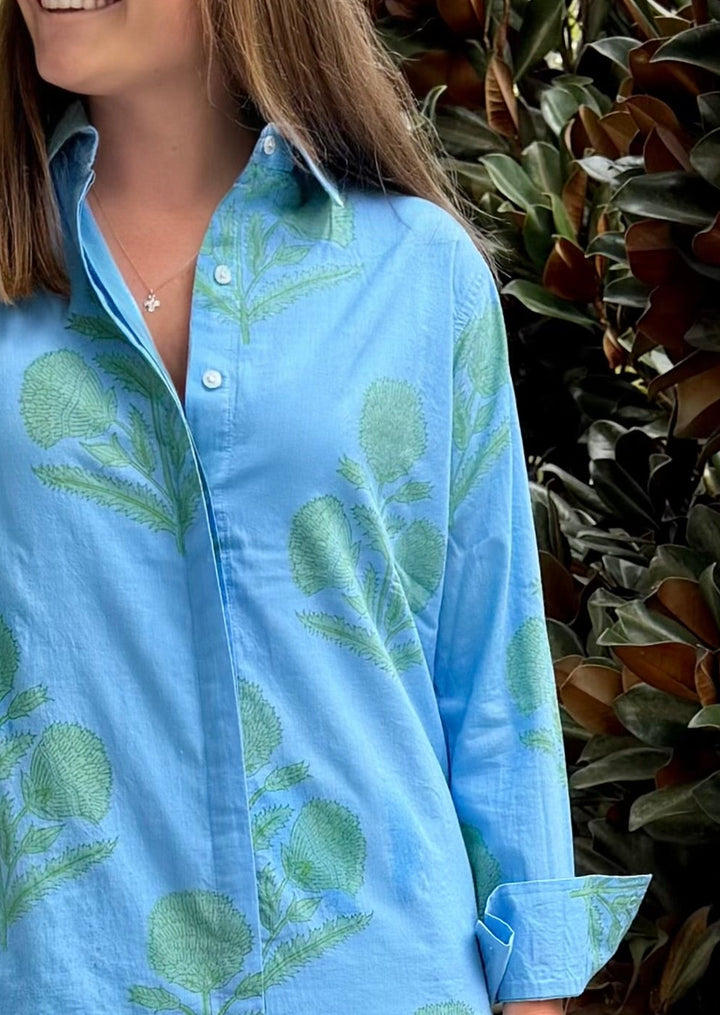 Elizabeth Maxi Blue Veranda Garden